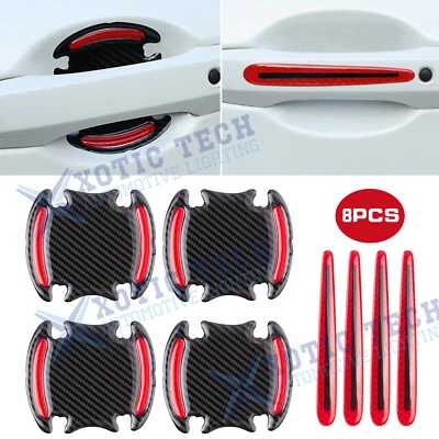 3D Auto Door Handle Bowl Night Reflect Thick Sticker Film For Audi 2000-2021 - Image 1 of 4