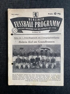 25.02.1951 Hertha BSC - Holstein Kiel - Bild 1 von 4