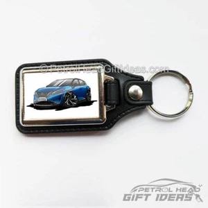 Elegante llavero de cuero sintético Qashqai para coche de dibujos animados de repuesto - Imagen 1 de 14