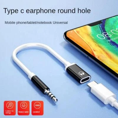 USB 3.1 Type C Male To 3.5mm Headphone Earphone Jack Cable DAC Female P2B1 U K` - Image 1 of 4