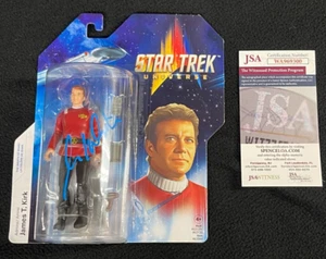 William Shatner Signed Star Trek Admiral James T. Kirk Imports Dragon Figure JSA - Picture 1 of 3