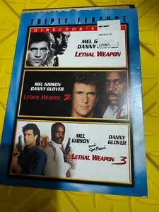 Triple Feature Lethal Weapon 1, 2 & 3 DVD Factory Sealed - Imagen 1 de 2