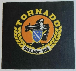 🔴BOSNIA ARMY Reconnoitre Sabotage Troop TORNADO 501 Brigade - type 1 patch🔴 - Picture 1 of 2