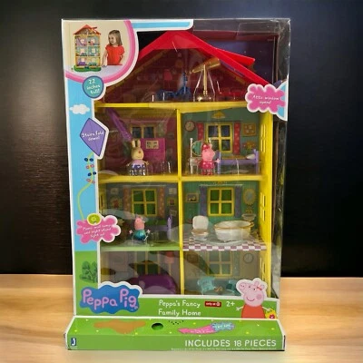 RARE! Peppa Pig Peppa’s Fancy Family Home Playset Target Exclusive Jazwares! - Image 1 of 4