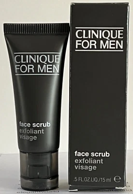 Clinique For Men Face Scrub  0.5oz/15ml New With Box - Image 1 of 2