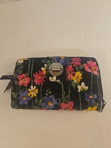 Vera Bradley Geldbörse mit Drehverschluss volle Größe - Bild 1 von 8