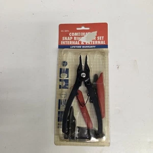 Set pinze ad anello a scatto SRP4 vintage grande collo, 4 teste, bella forma - Foto 1 di 5