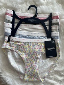 GapKids Original Cotton Bikini Girls Underwear 5-Pack Multi Color Small NWT - Picture 1 of 5