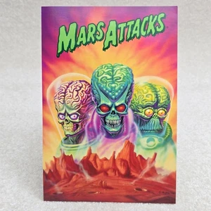Topps Mars Attacks Large Card The Invasion Begins 1995 Conquest Card Limited 300 - Bild 1 von 14