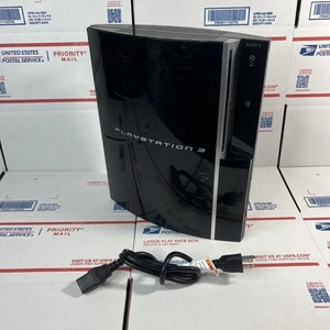 Sony PlayStation 3 Fat PS3 160GB CECHP01 Konsole & Kabel - VERSAND AM SELBEN TAG - GARANTIE - Bild 1 von 10