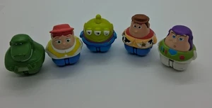 Disney Mattel Toy Story Zing Ems lotto di 5 Buzz Lightyear Woody 1,5" 2012 - Foto 1 di 8