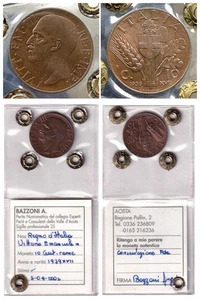 REGNO D'ITALIA 10 centesimi 1939 FDC Vittorio Emanuele III PERIZIATA - Foto 1 di 4