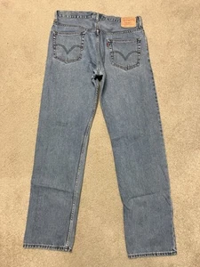 BIG & TALL LEVI’S 505 Men’s Straight Leg Blue Jeans Size 36 X 36 - Picture 1 of 5