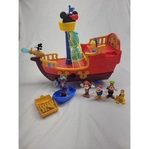 Disney Junior Mickey Mouse Funhouse Treasure Adventure Pirate Ship - Picture 1 of 12