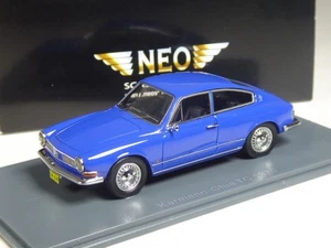 (KI-07-41) Neo Scale Models 46145 Karmann Ghia TC 1970 ultramarin in 1:43 in OVP - Bild 1 von 2