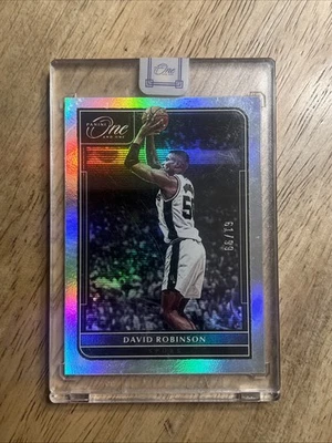David Robinson 2021-22 Panini One & One Basketball /99 San Antonio Spurs - Image 1 of 3