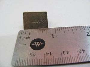 State of COLORADO Vintage Lapel Pin gold tone AVON - Picture 1 of 4
