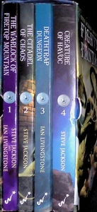 Fighting Fantasy - Wizard S1 Box-Set 1-4 - A-/A-/A- - Picture 1 of 8