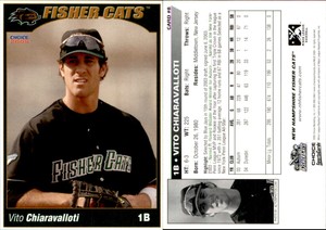 Vito Chiaravalloti 2005 Choice New Hampshire Fisher Cats #8 Card *AutographDen*