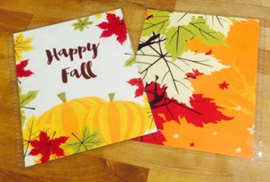 Happy Fall Pumpkin Leaves Cover Set for use w Erin Condren Life Planner~ - Picture 1 of 3