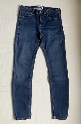 Zara Women's Sz 8 Dark Wash Slim Fit Denim Jeans - Image 1 of 4