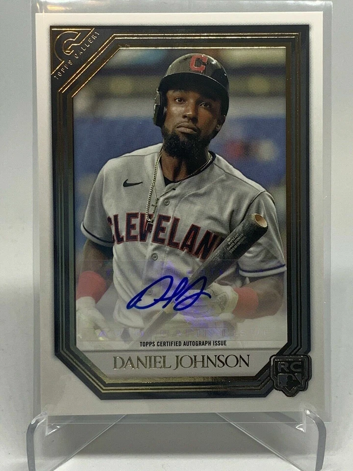 2021 Topps Gallery Daniel Johnson Auto Rookie Card Cleveland - Image 1 of 1