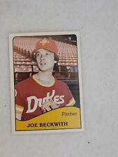 1979 TCMA Minor League Albuquerque Dukes #20 Joe Beckwith M2