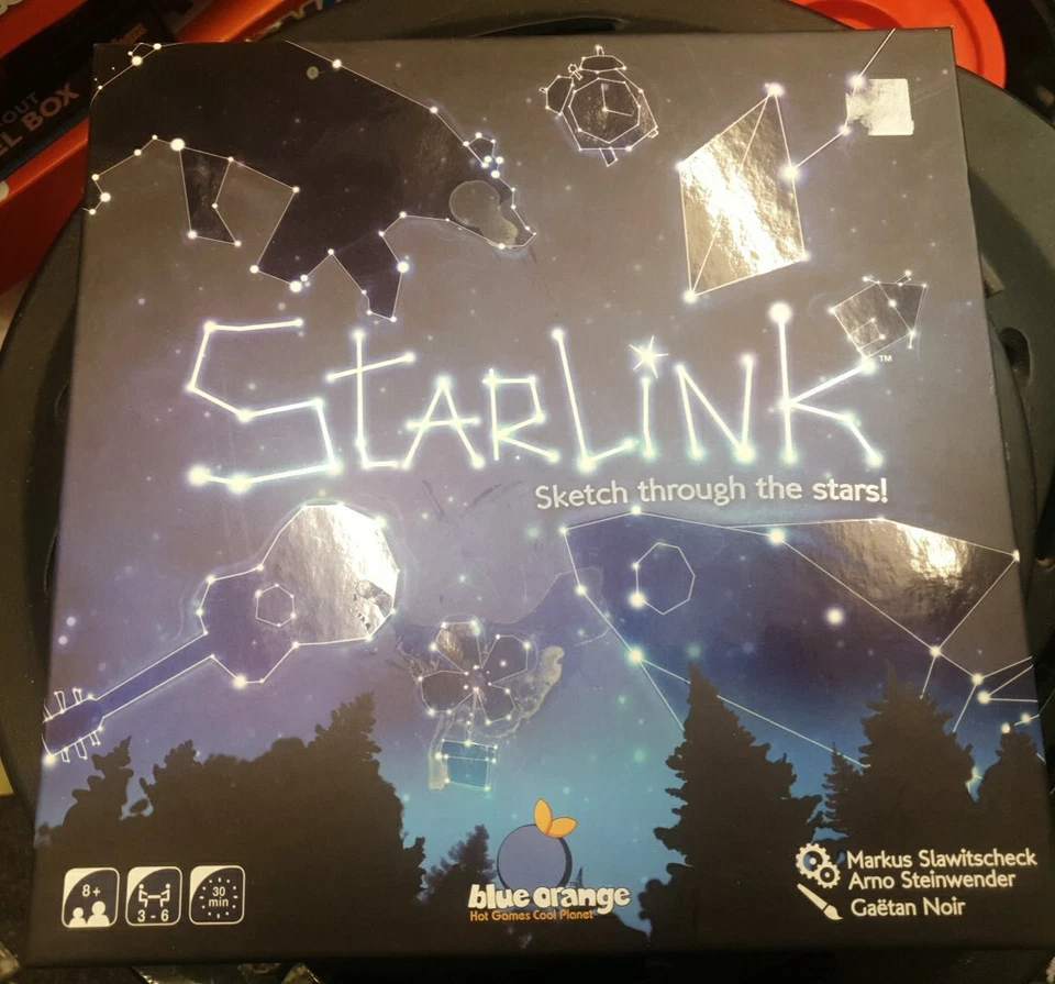 076. Starlink - Sketch through the Stars! 3-6 Players Ages 8+ Boardgame  New - Image 1 of 1