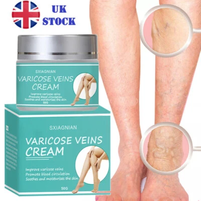 SXIAGNIAN Varicose Veins Relief Cream Relieve Tired Legs Spider Pain Tighten Smooth Skin