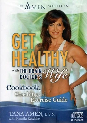 Tana Amen / Get Healthy with the Brain Doctor's Wife / SEALED Two (2) Disc Set! - Image 1 of 3
