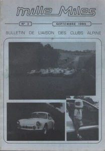 MILLE MILES 3 S1 1985 MEETING DE MONTLHERY LES AVENTURES DE NORBERT LINETTE - Imagen 1 de 2