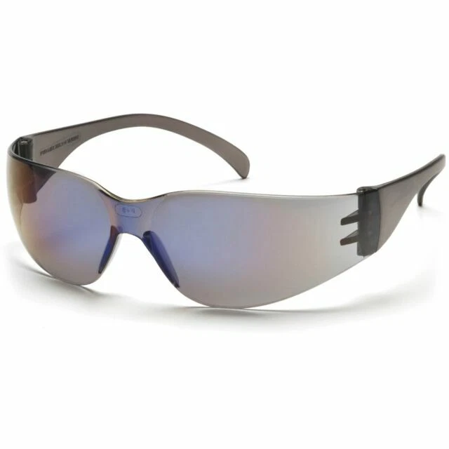 Pyramex S4175S Blue Mirror Lens with Blue Mirror Temples