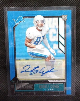 Quintez Cephus Rc Auto Detroit  2020 Panini Playbook Rookie Signatures #179 - Image 1 of 2