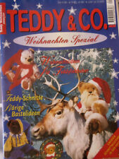 Zeitschrift Teddy u. Co.01/2000 mit Schnittmuster u. Anleitung Weihnachten Spez.