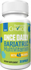 Bariatric Choice Once Daily Bariatric Multivitamin Capsule with 45 mg of Iron