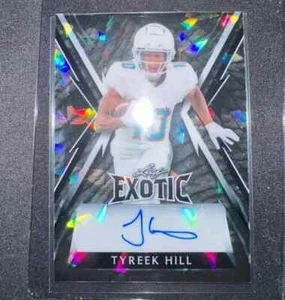 Elefante de cristal exótico hoja Tyreek Hill 2023 #BATH1 #7/8 - Imagen 1 de 2