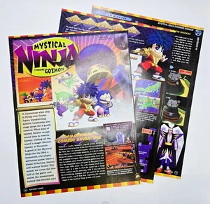 Nintendo 64 Mystical Ninja Goemon Videogioco Guida Gioco Suggerimenti Trucchi Stampe a Colori - Foto 1 di 2