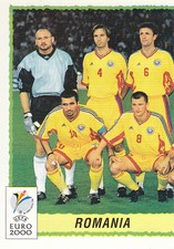 Panini - UEFA Euro - Belgium-Netherlands 2000 - Half Team Photo - Romania - # 27