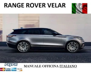 Manuale Officina Italiano Land Range Rover Velar L560 Diesel 3.0L TDV6 2018 2019 - Imagen 1 de 1