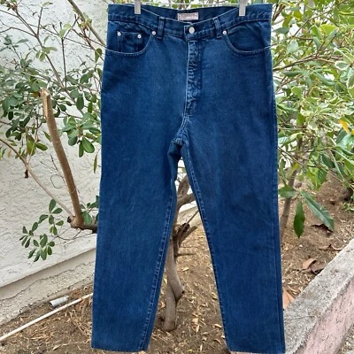 Vintage 90s Guess Jeans Georges Marciano Men’s 34x29 Blue Denim Made In USA - Image 1 of 4
