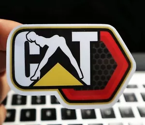 Hex Naughty Chick Sexy Girl Woman Legs Fits CAT Gag Funny Vinyl Decal Sticker - Foto 1 di 1