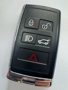 GENUINE LAND ROVER 5 BUTTON REMOTE SMART KEY FOB, TESTED PEPS JK52-15K601-DG !!! - Picture 1 of 4