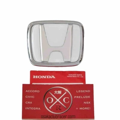 Insignia emblema delantero OEM Honda S2000 logotipo H 00-09 AP1 AP2 JDM Grand Prix blanco OE Foto 1 de 4