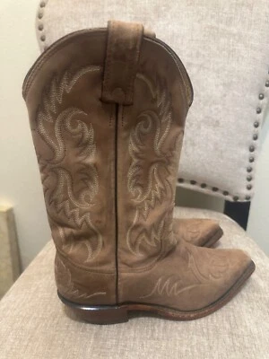 Nocona Women’s Boots Size 6B Brown Snip Toe Legacy Western Handcrafted in USA  - Image 1 of 4
