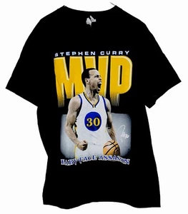 Camiseta gráfica Stephen Curry Baby Face Assassin #30 MVP 2015 negra mediana nueva sin etiquetas - Imagen 1 de 2