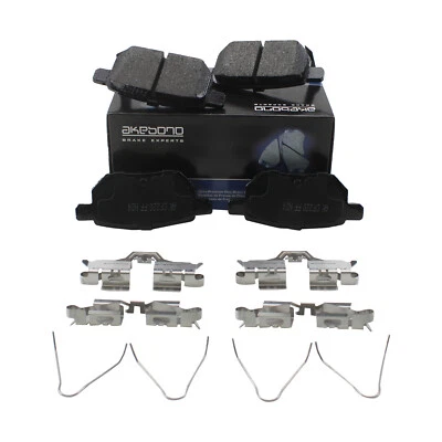 Pastilhas de freio traseiras de cerâmica Akebono ProACT Ultra Premium para Lexus CT200h Scion iM - Imagem 1 de 4