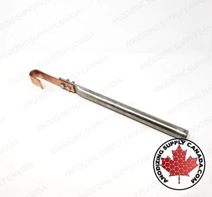 1" Diam Titan Spline 12" lang mit Kupferhaken zum Aluminium eloxieren - Bild 1 von 6