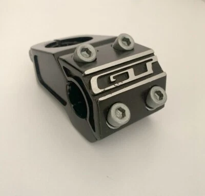 USED BMX Stem Topload Threadless Neck 1-1/8 Haro 4 Bolt Black 22.2mm Bicycle - Image 1 of 4