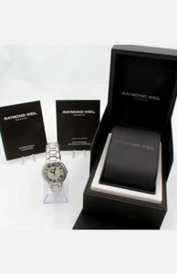 LADIES RAYMOND WEIL JASMINE AUTOMATIC SWISS MADE WATCH SAPPHIRE CRYSTAL - Picture 1 of 9