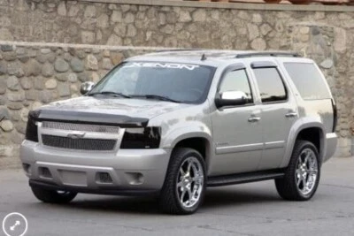 Cubiertas de faros GTS Solid Smoke 2 PC. Se adapta a Chevy Suburban Avalanche 2007-2014 Foto 1 de 3